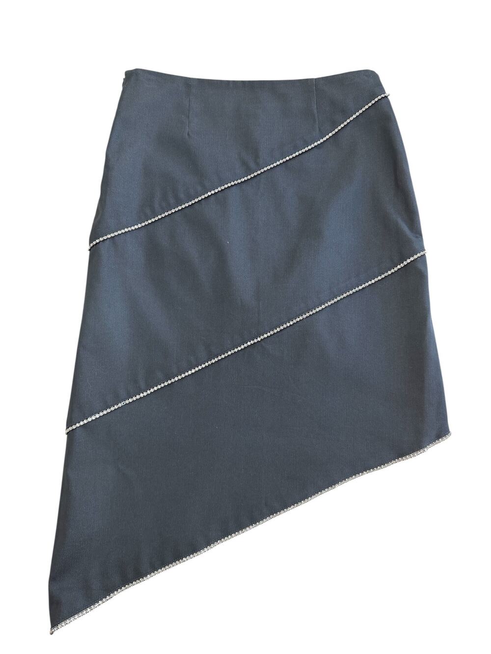 Denin skirt with crystal